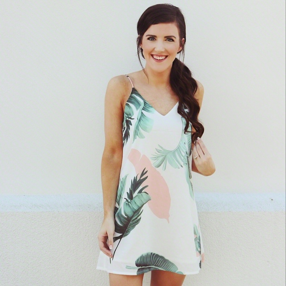 Tropical dress size small